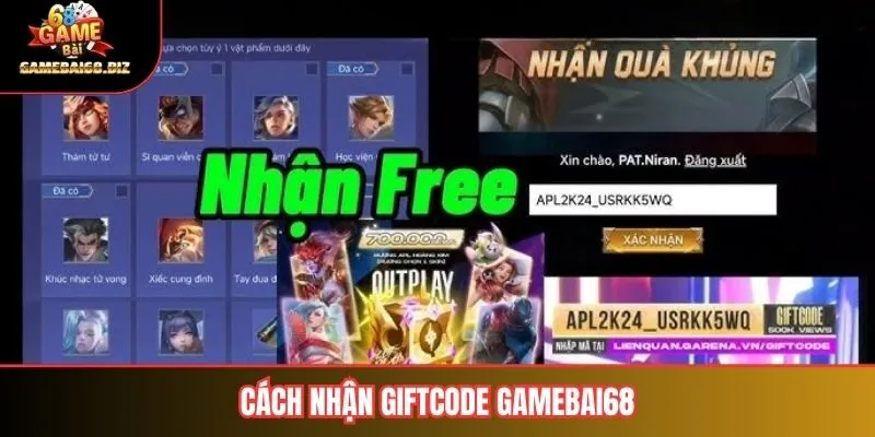 Giftcode Gamebai68: Tất Tần Tật Về Mã Quà Tặng Hấp Dẫn Cho Game Thủ 2 Cách nhận giftcode Gamebai68