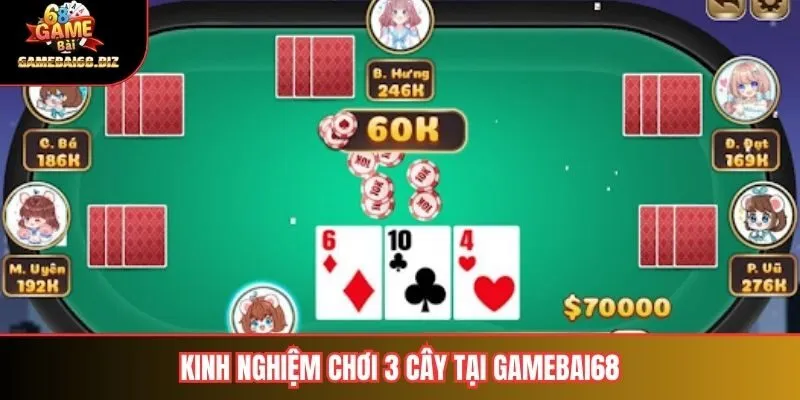 3 Cây là gì? Khám Phá Luật Chơi Và Kinh Nghiệm Thắng Lợi 3 Kinh nghiệm chơi 3 Cây tại Gamebai68